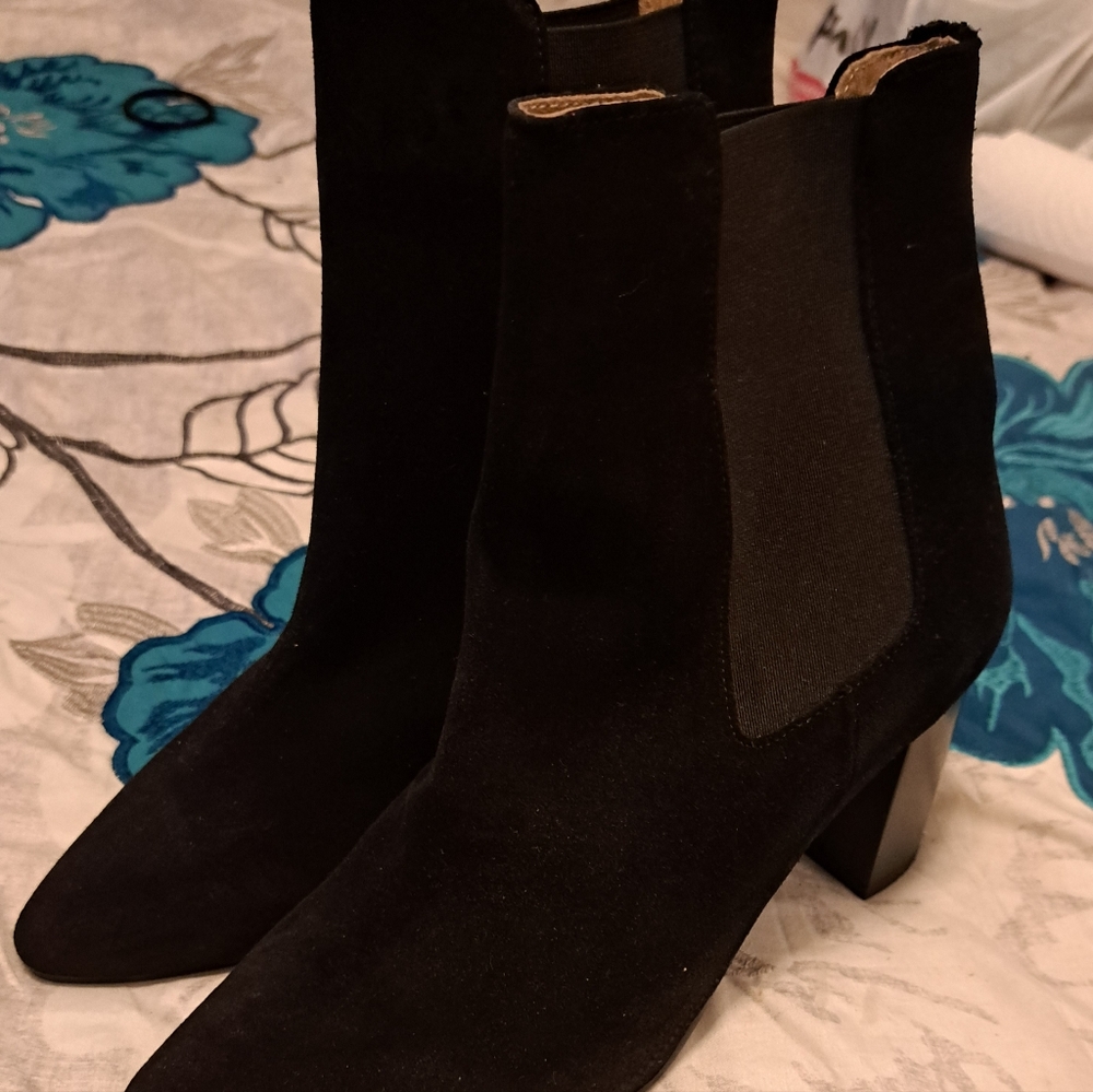Black Suede Boots